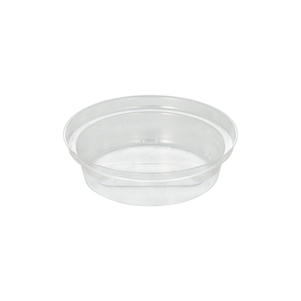 Papstar Einsätze, PET "Hurricane" rund Ø 9 cm · 2,2 cm glasklar