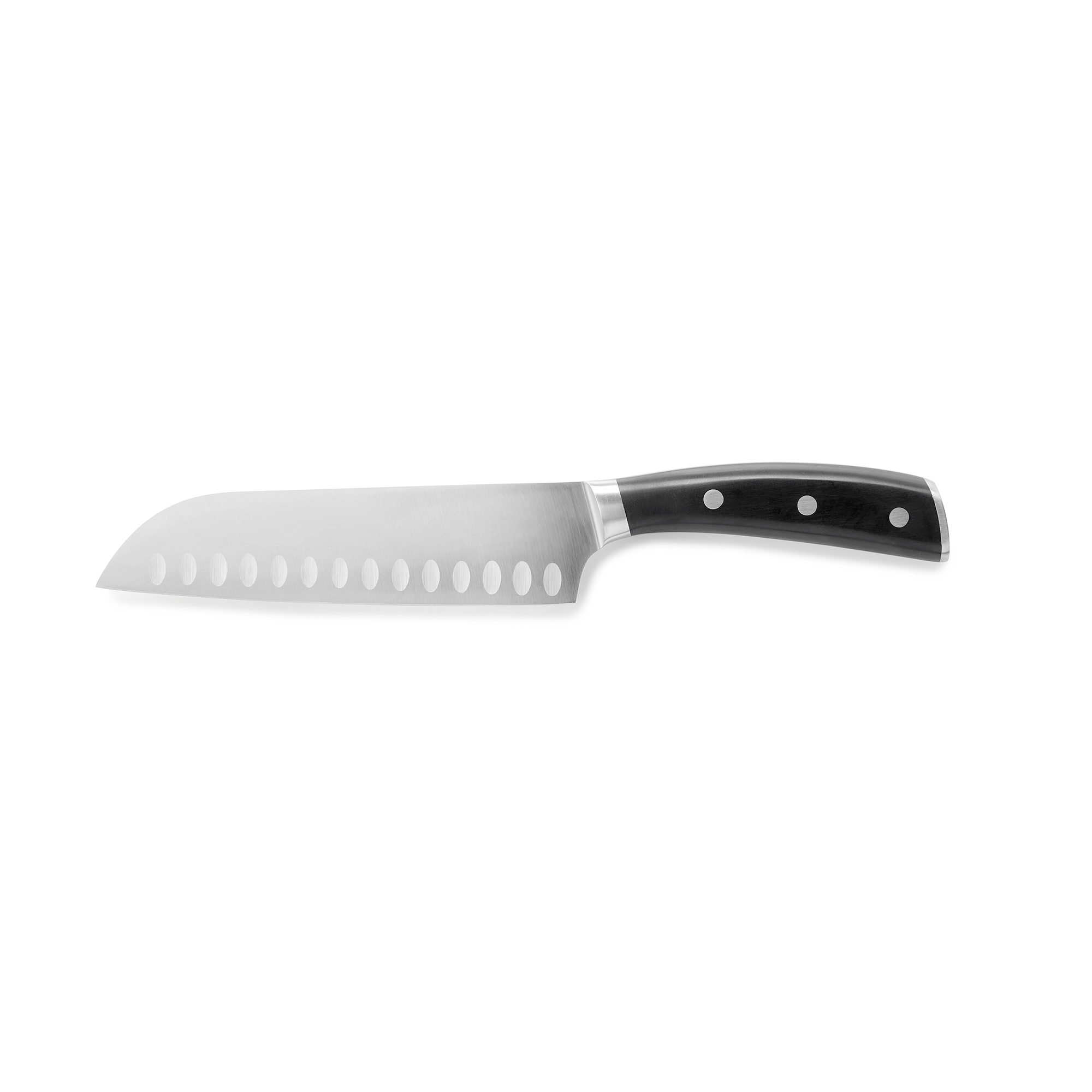 WAS Santoku Messer CLASSIC STYLE, 30 cm, Klingenstahl 420, Edelstahl