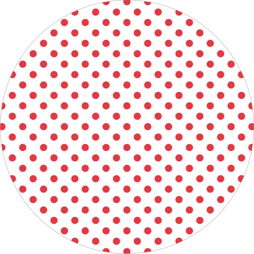 Mank Deckchen Antonia-Punkte rot 90 mm