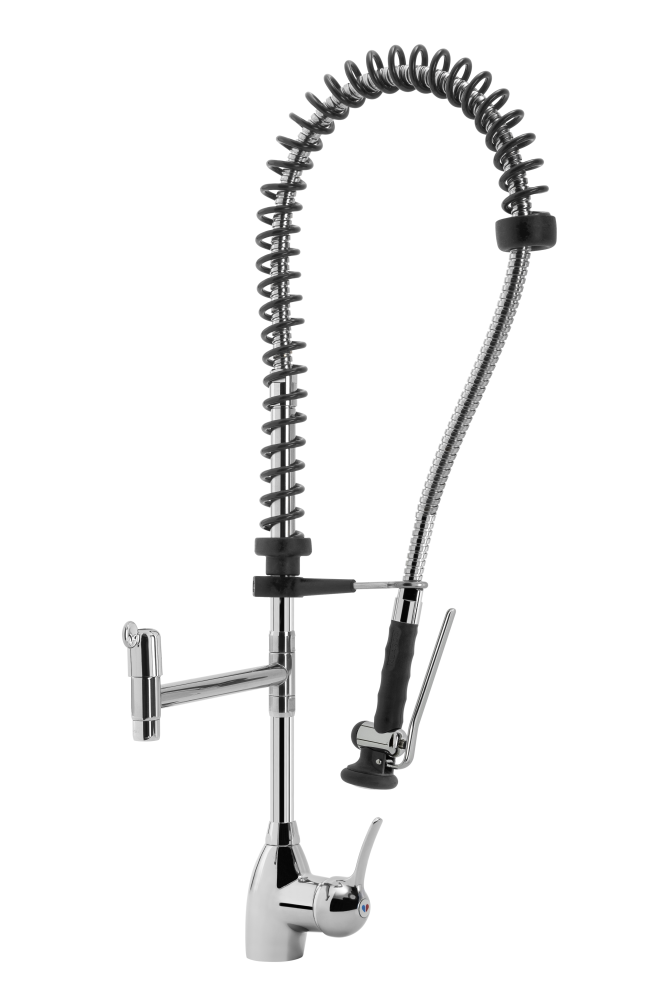 KBS STYL SHRINK Geschirrwaschbrause mit Schwenkhahn und BEST-SEMI Brausekopf