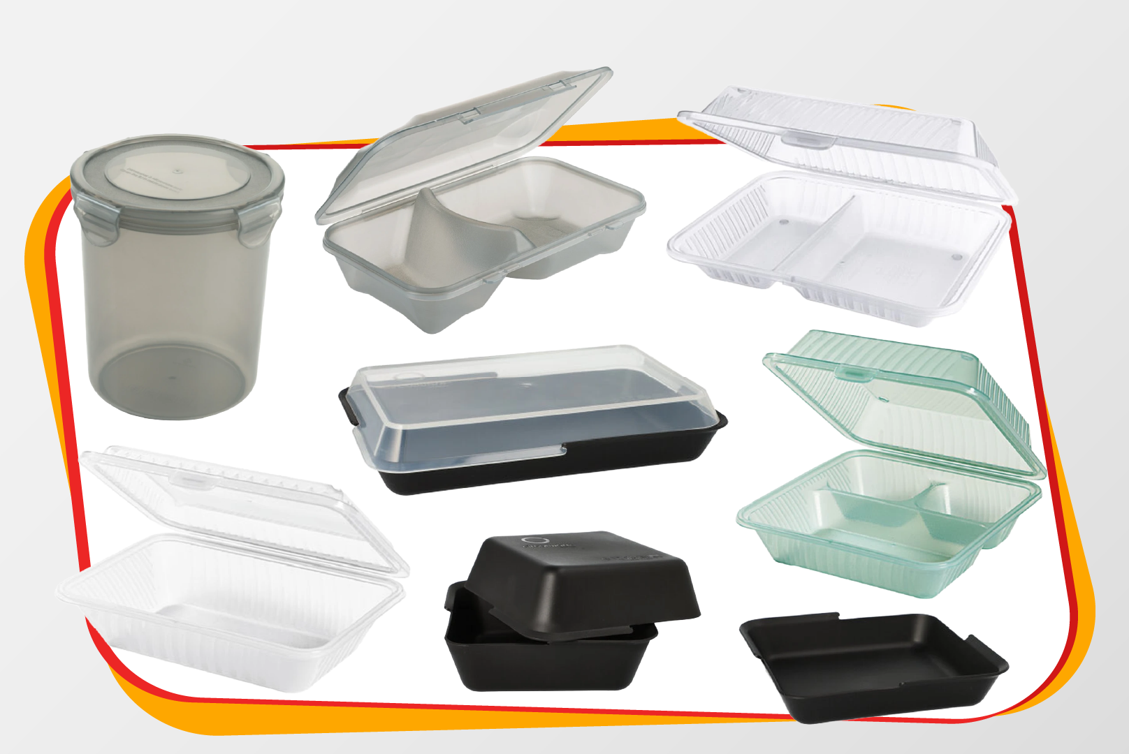 Aufbewahrungsdose, Lunchbox, Glasbehälter, Bento-Box, Kunststoffbehälter