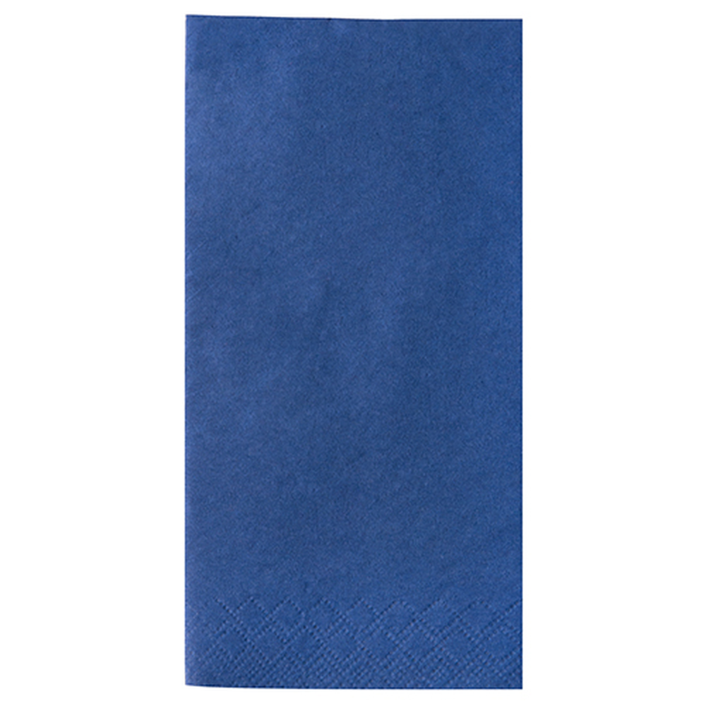 Papstar Servietten, 3-lagig 1/8-Falz 40 cm x 40 cm dunkelblau
