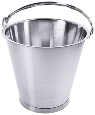 Contacto Eimer mit Bodenreifen 12 l