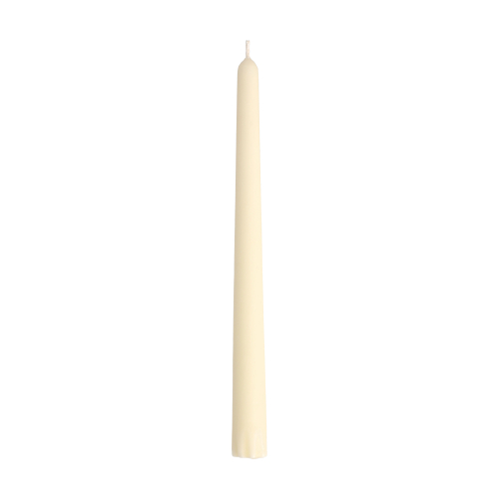 Papstar Leuchterkerzen Ø 2,2 cm · 25 cm creme aus 100 % Stearin