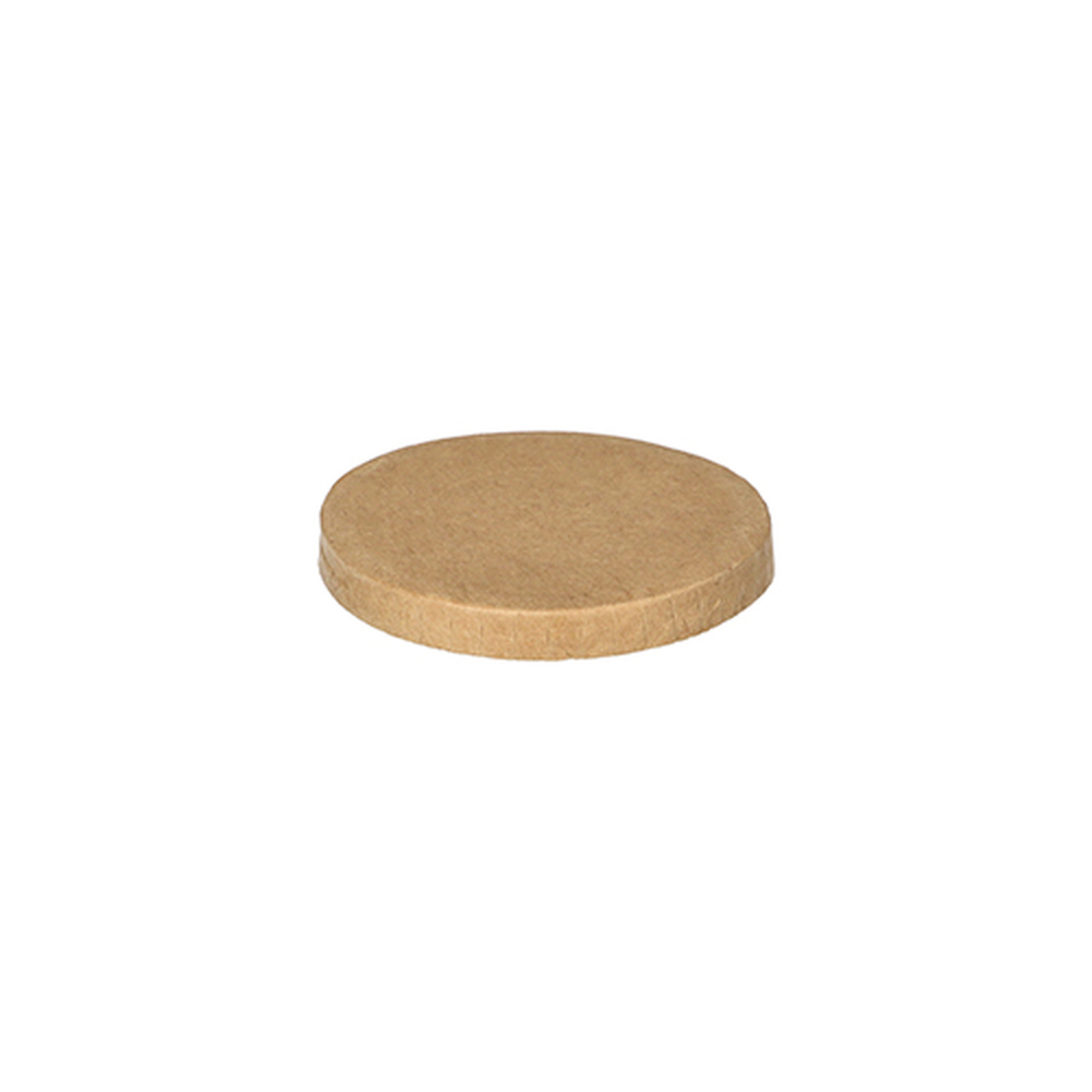 Papstar Deckel für Portionsbecher, Pappe rund Ø 6 cm braun