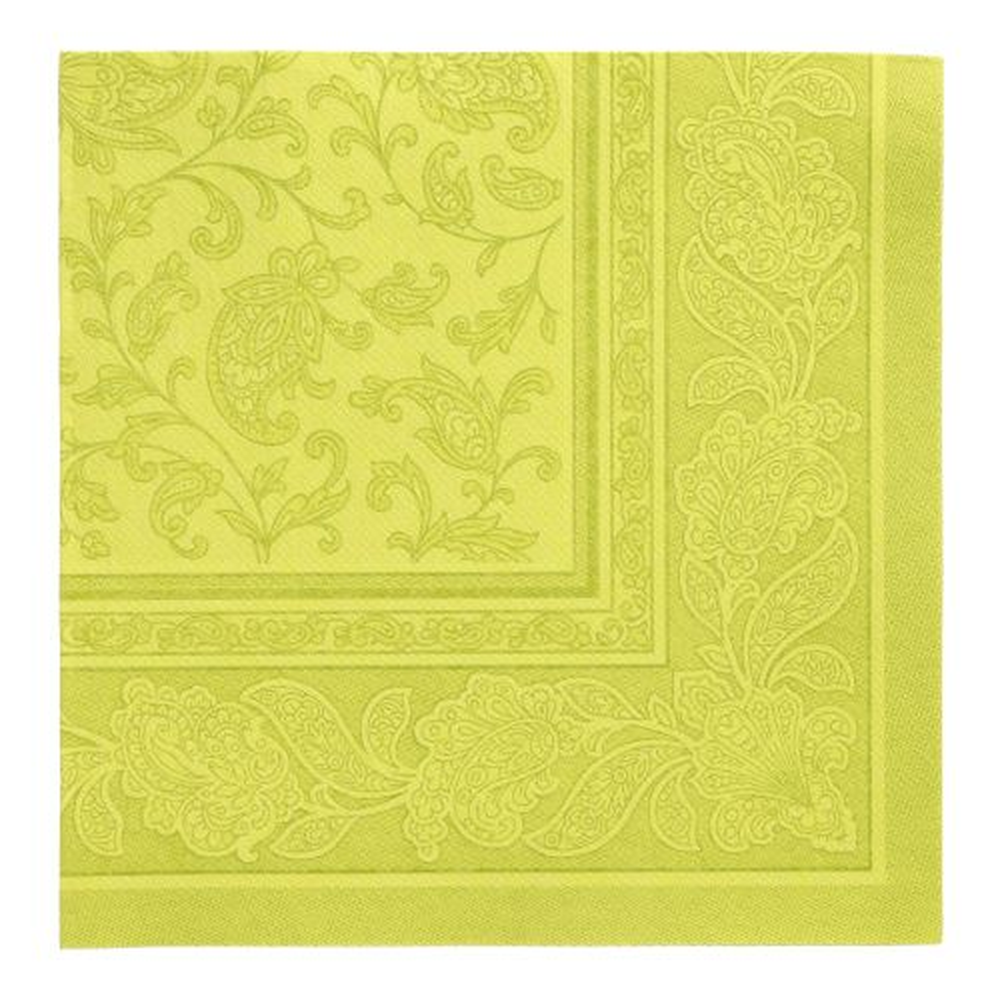 PAPSTAR Servietten ROYAL Collection 1/4-Falz 40 cm x 40 cm limonengrün Or