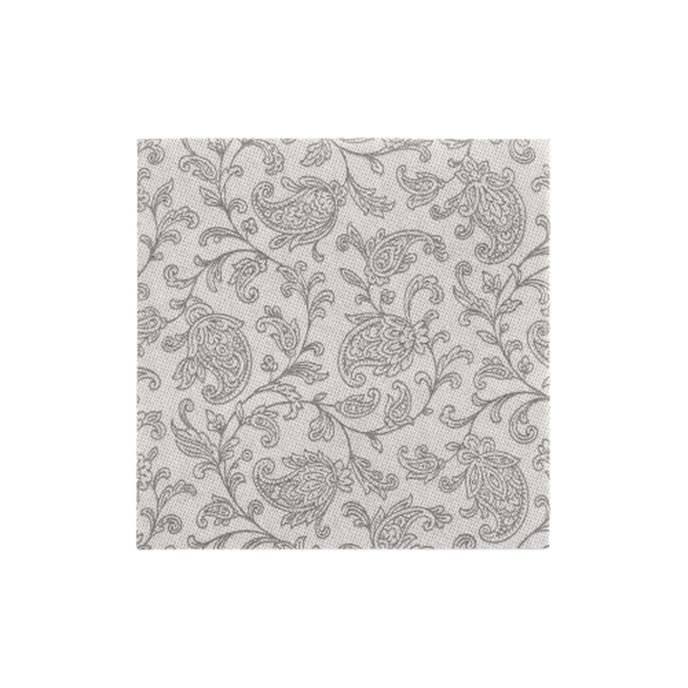 Papstar Servietten "ROYAL Collection" 1/4-Falz 25 cm x 25 cm grau "Ornaments"
