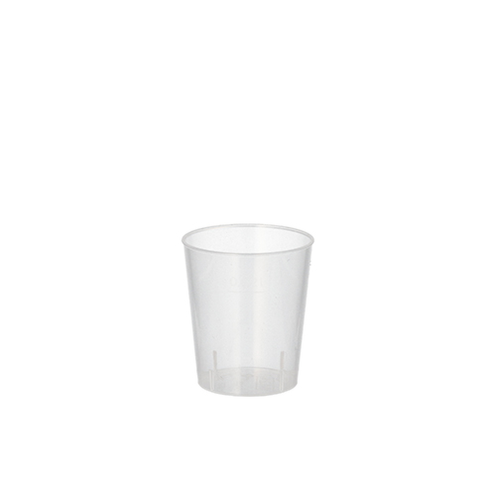 Papstar Mehrweg-Gläser für Schnaps PP 2 cl Ø 3,7 cm · 4,2 cm unzerbrechlich
