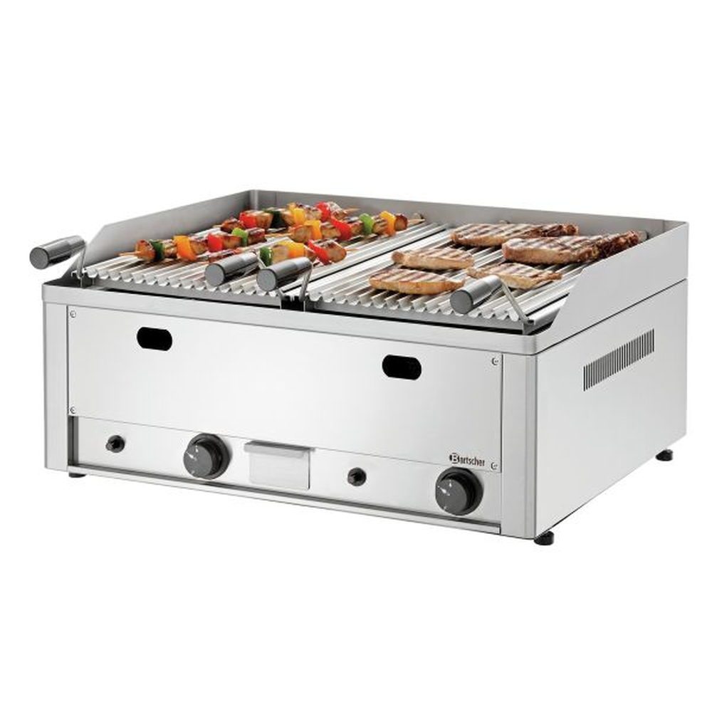 Bartscher 70 Gas-Lavastein-Tischgrillgerät