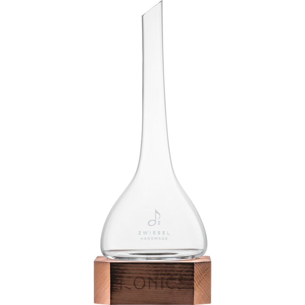 ZwieselGlas Handmade Dekanter IConics V 750 G mit Holzsockel
