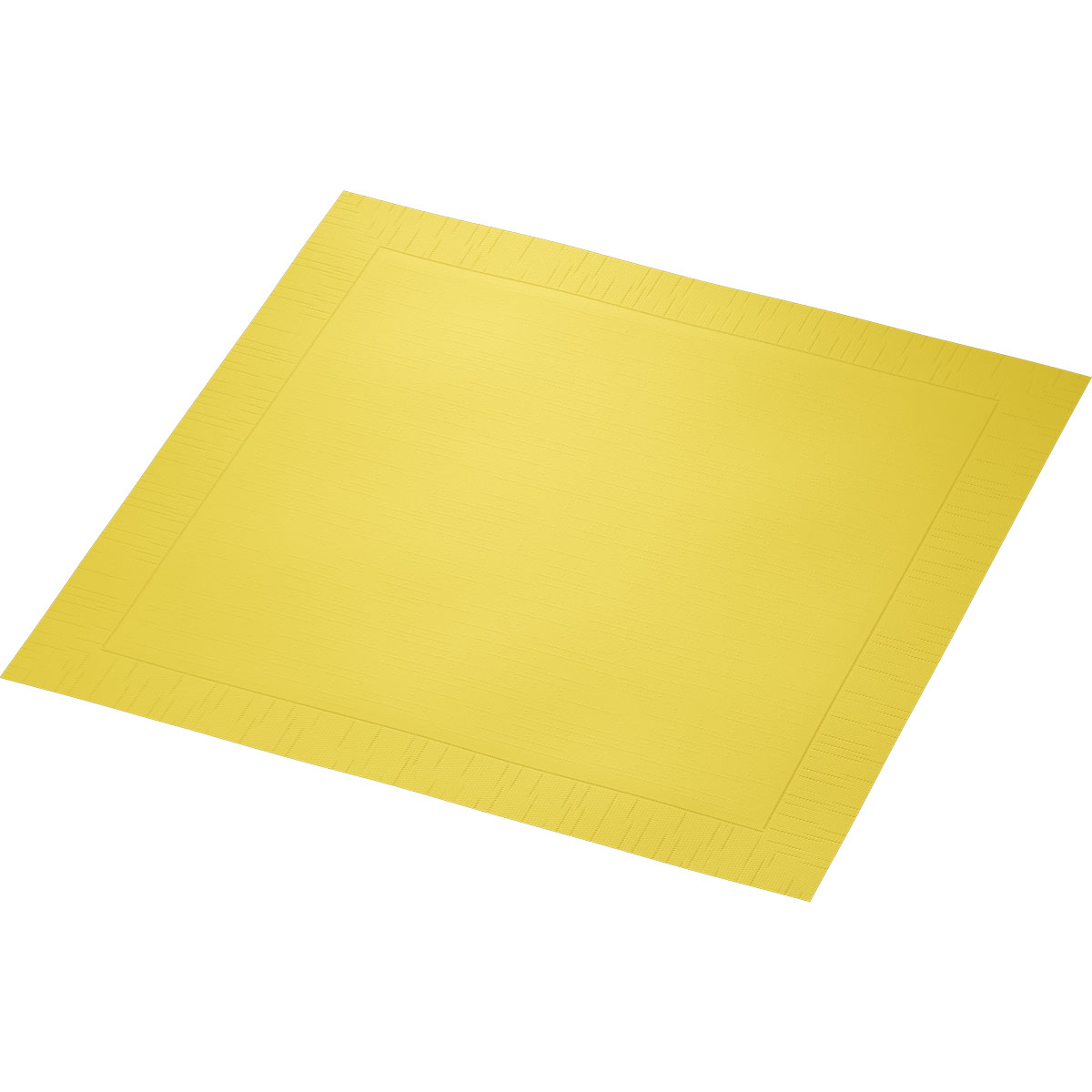 Duni Klassikservietten 40 x 40 cm 4-lagig, geprägt 1/4 Falz gelb