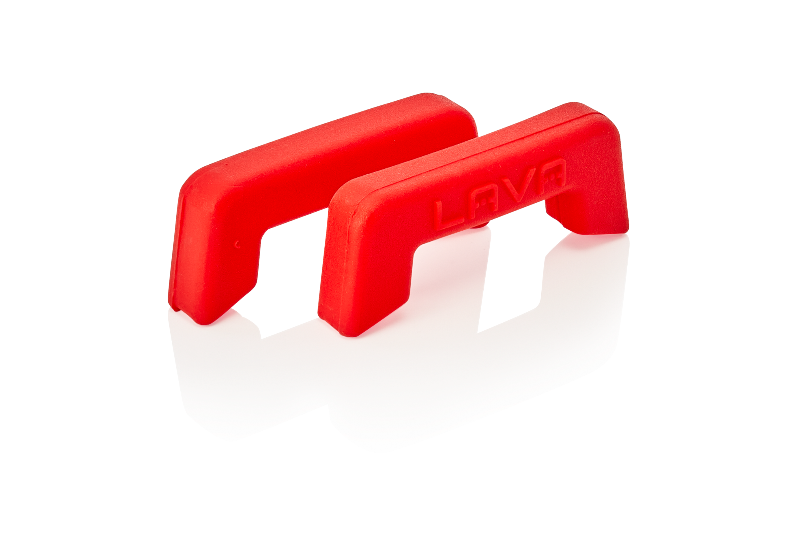 WAS Silikongriff 9,5 x 3,4 x 1,5 cm rot Silikon