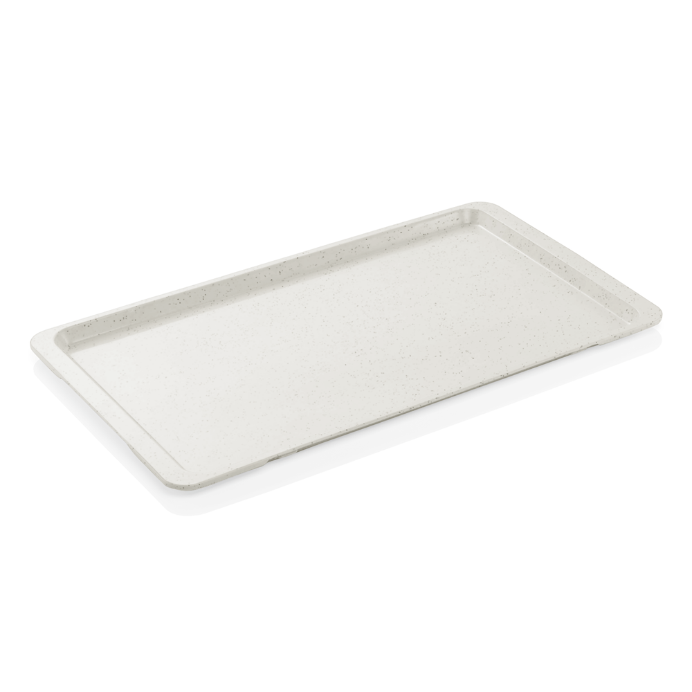 WAS GN Tablett TRAY 96, 1/1, 53 x 32,5 cm, granitgrau, Polyesterfaserstoff