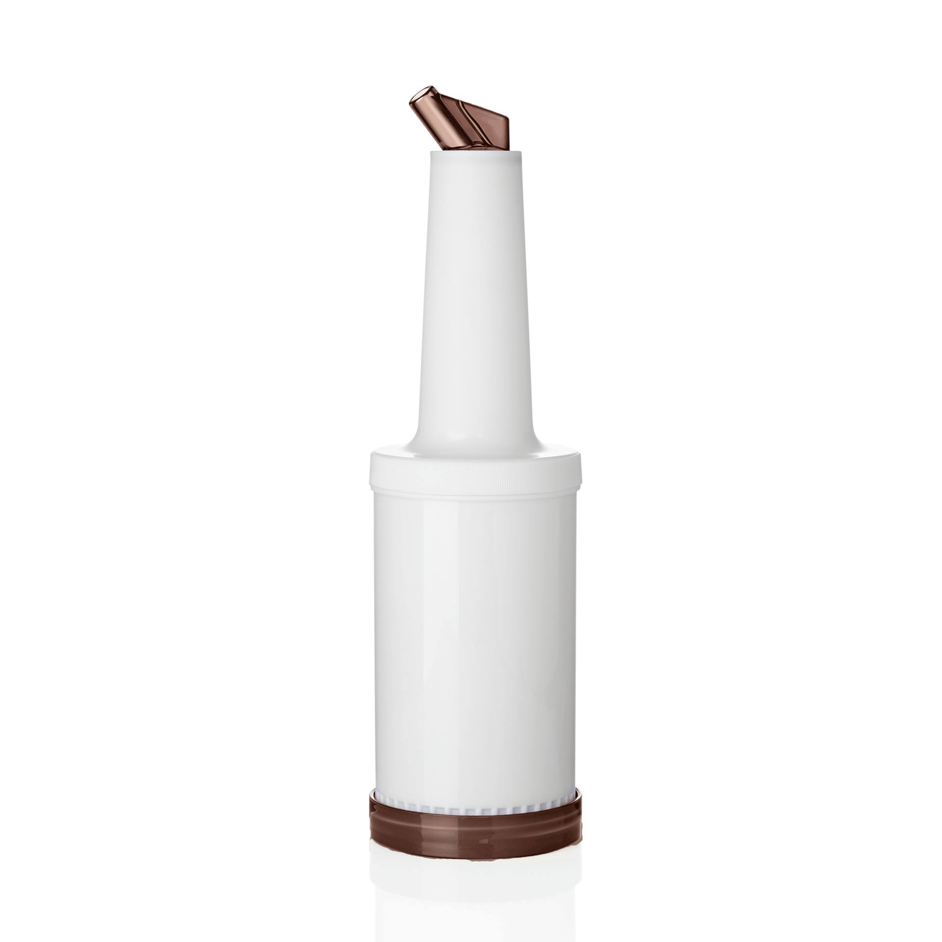 WAS Dosier- und Vorratsflasche Speed bottle, 0,85 ltr., braun, Ø 9 cm, Polypropy