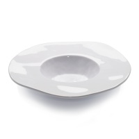 WAS Ruffle Round Pastateller, tief, Ø 30,5 cm, Melamin