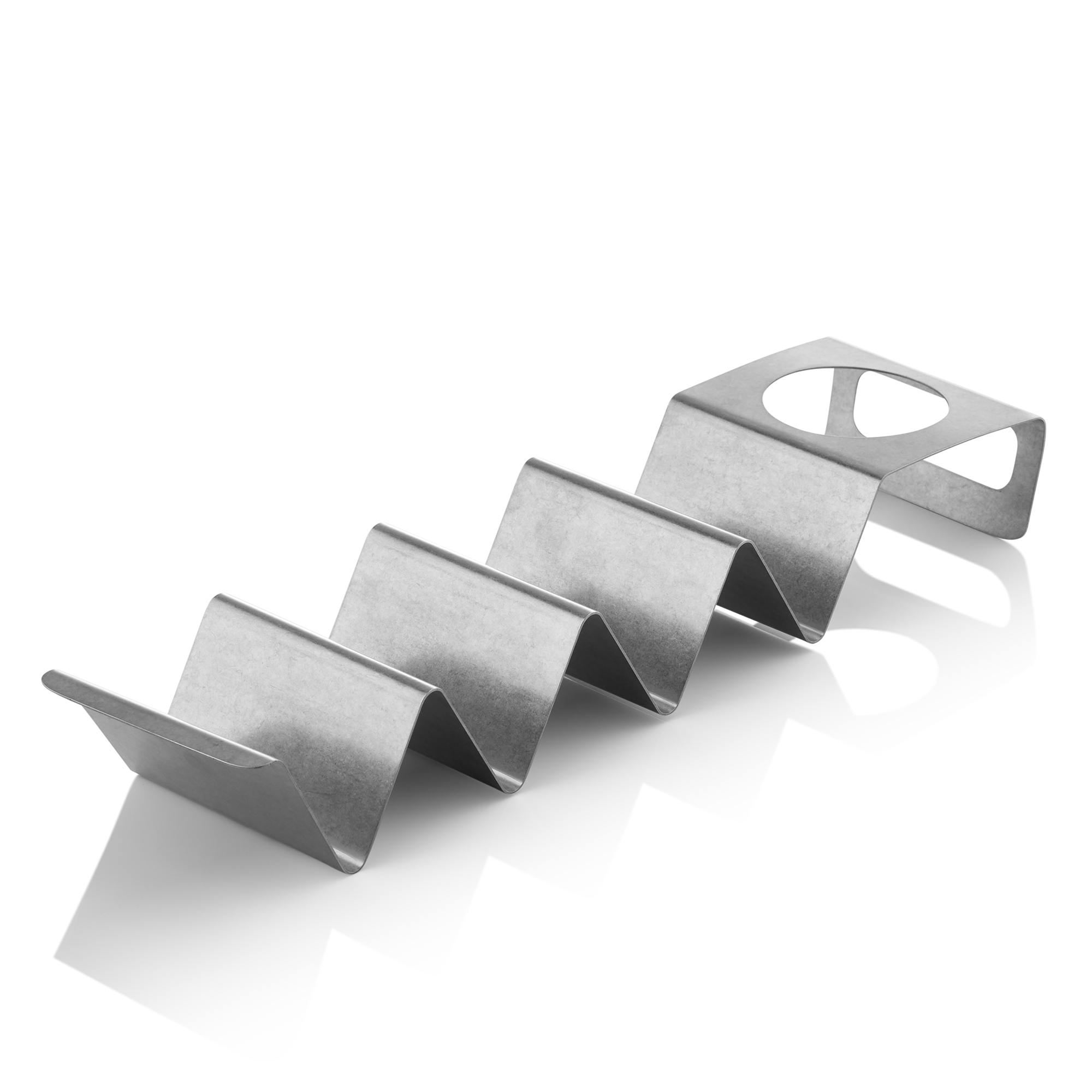 WAS Taccotaxi STEEL & STYLE HERITAGE mit 4 Ablagen, 39 x 10 x 5 cm, Chromnickels