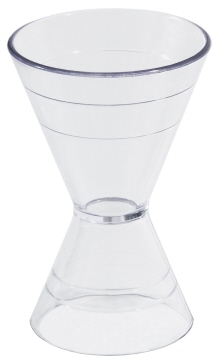Contacto Cocktail-Doppelmaß 2/4 cl aus Polycarbonat