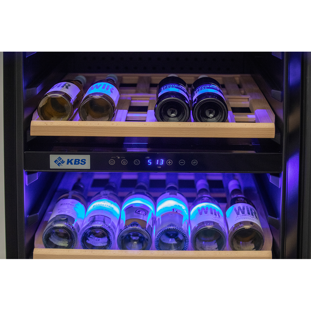 KBS Weinkühlschrank 2 Temperaturzonen Vino 444