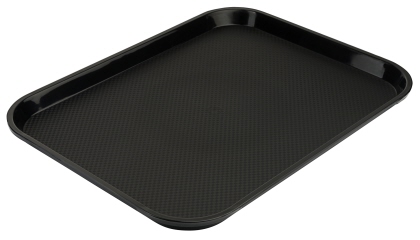 Contacto Fast Food Tablett 35cm schwarz Polypropylen schwarz 35x27cm