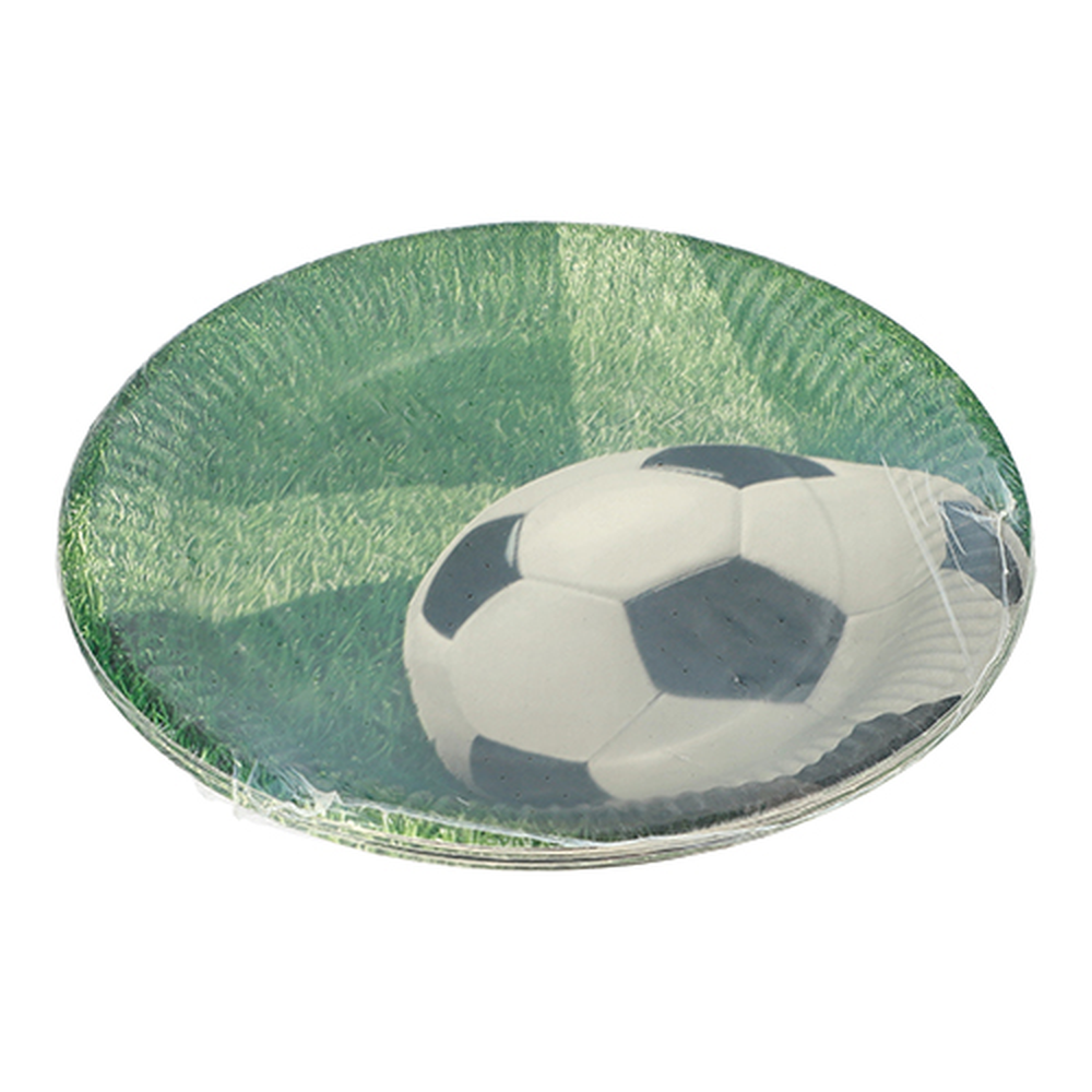 Papstar Teller, Pappe rund Ø 23 cm "Football"