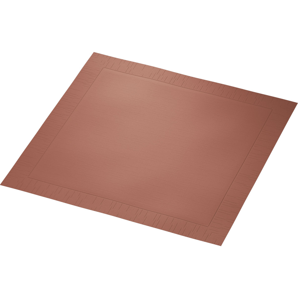 Duni Klassikservietten 40 x 40 cm 4-lagig, geprägt 1/4 Falz chestnut