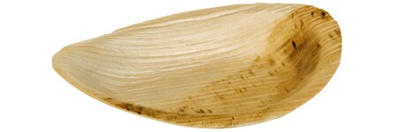 Pacovis Ellipse mittel Palmblatt, 19x13cm