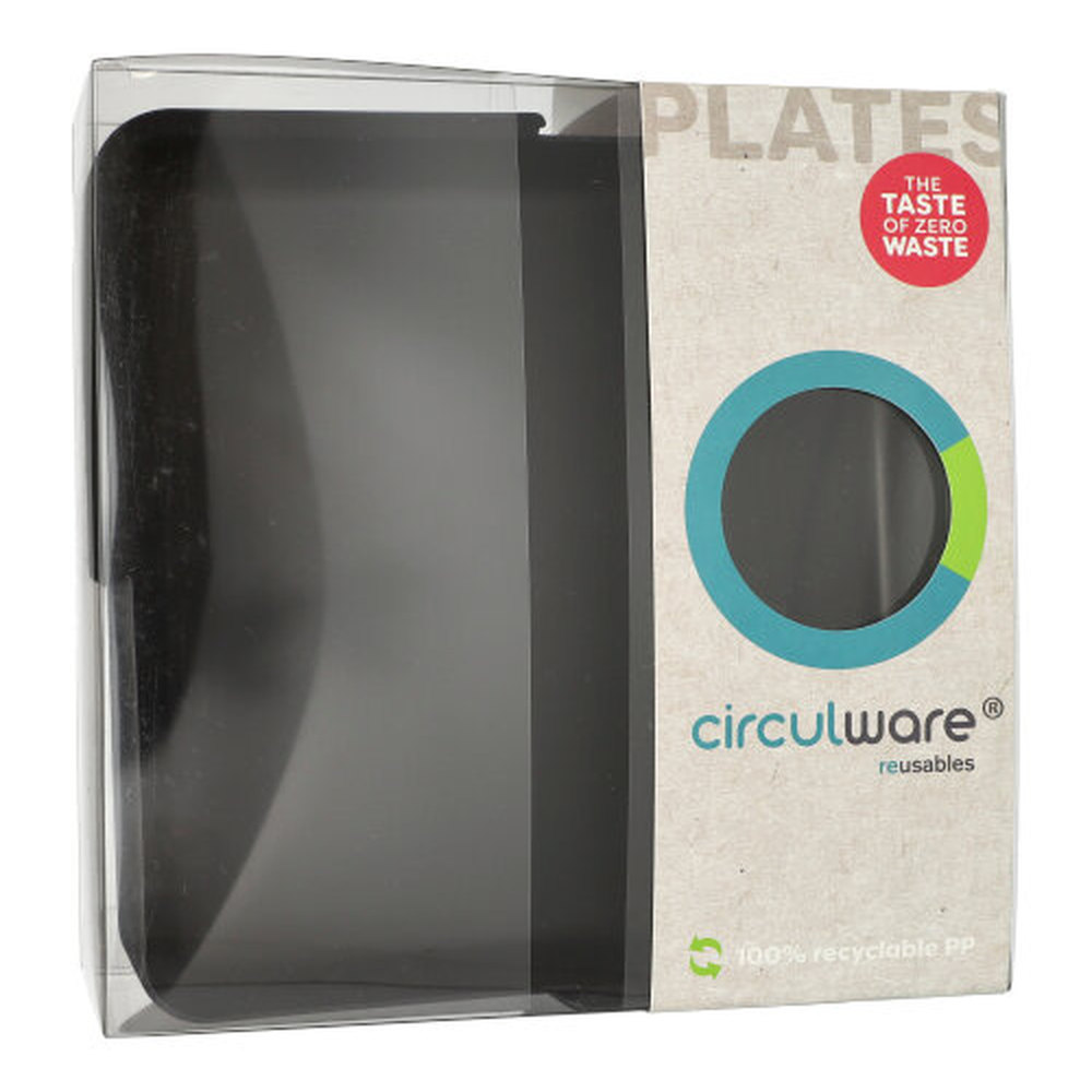 PAPSTAR Circulware Mehrweg-Schalen Mix & Match eckig 2,9 cm x 23,4 cm x 23,