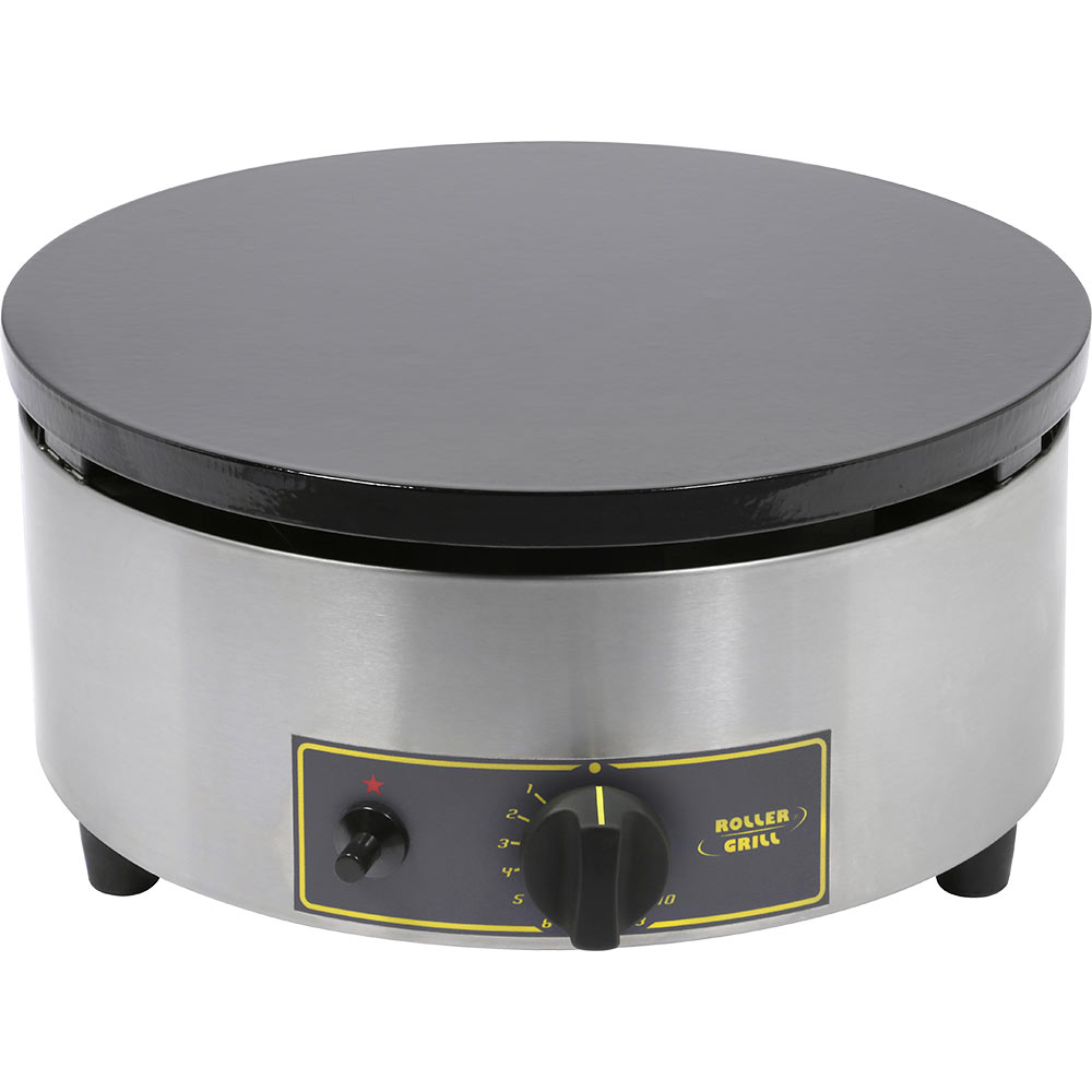 Stalgast ROLLER GRILL Gas-Crêpesgerät, Abmessung Ø 400 mm, Höhe 160 mm