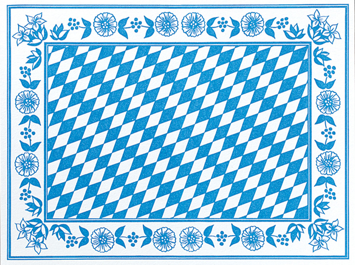 Duni Dunicel-Tischsets 30 x 40 cm Bayer. Raute