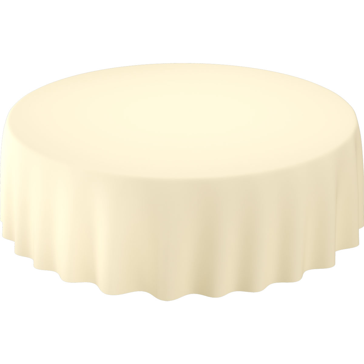 Duni Evolin-Tischdecken Ø 240 cm rund cream