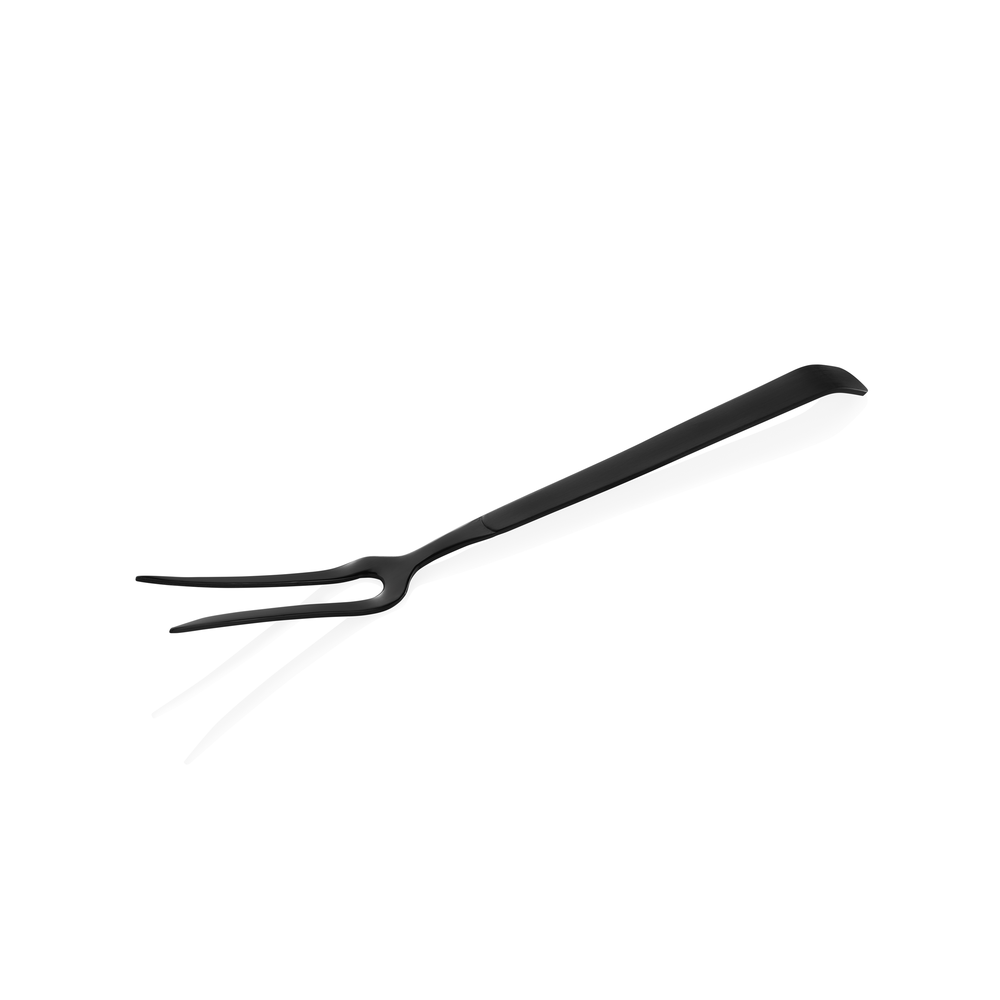WAS Fleischgabel KITCHEN TOOL 1887, 32 cm, mit schwarzer PVD Beschichtung, Chrom