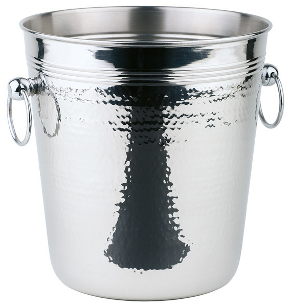 APS Wein- / Sektkühler Ø 21 cm, H: 21,5 cm, 4 Liter , Edelstahl poliert