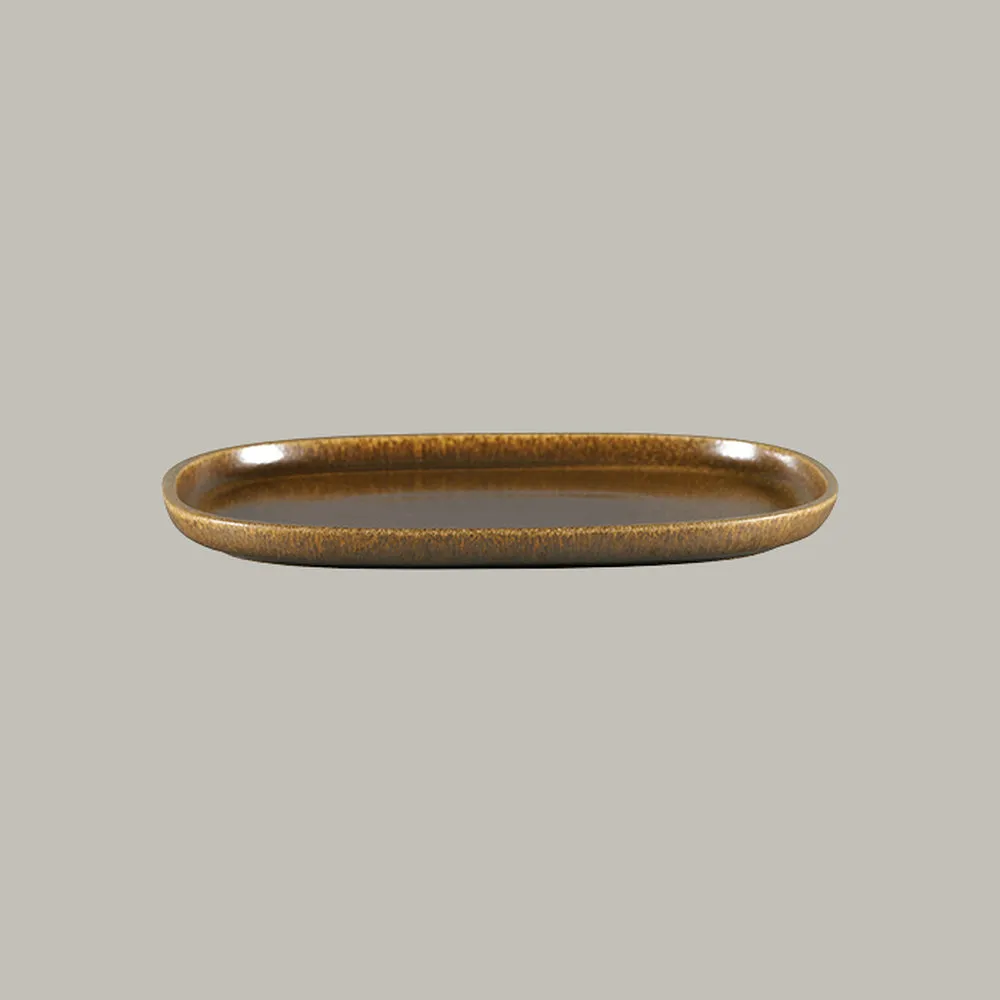 RAK Platte oval - rust Serie: Ease L 33.2 cm / W 23 cm / Ht. 2.5 cm
