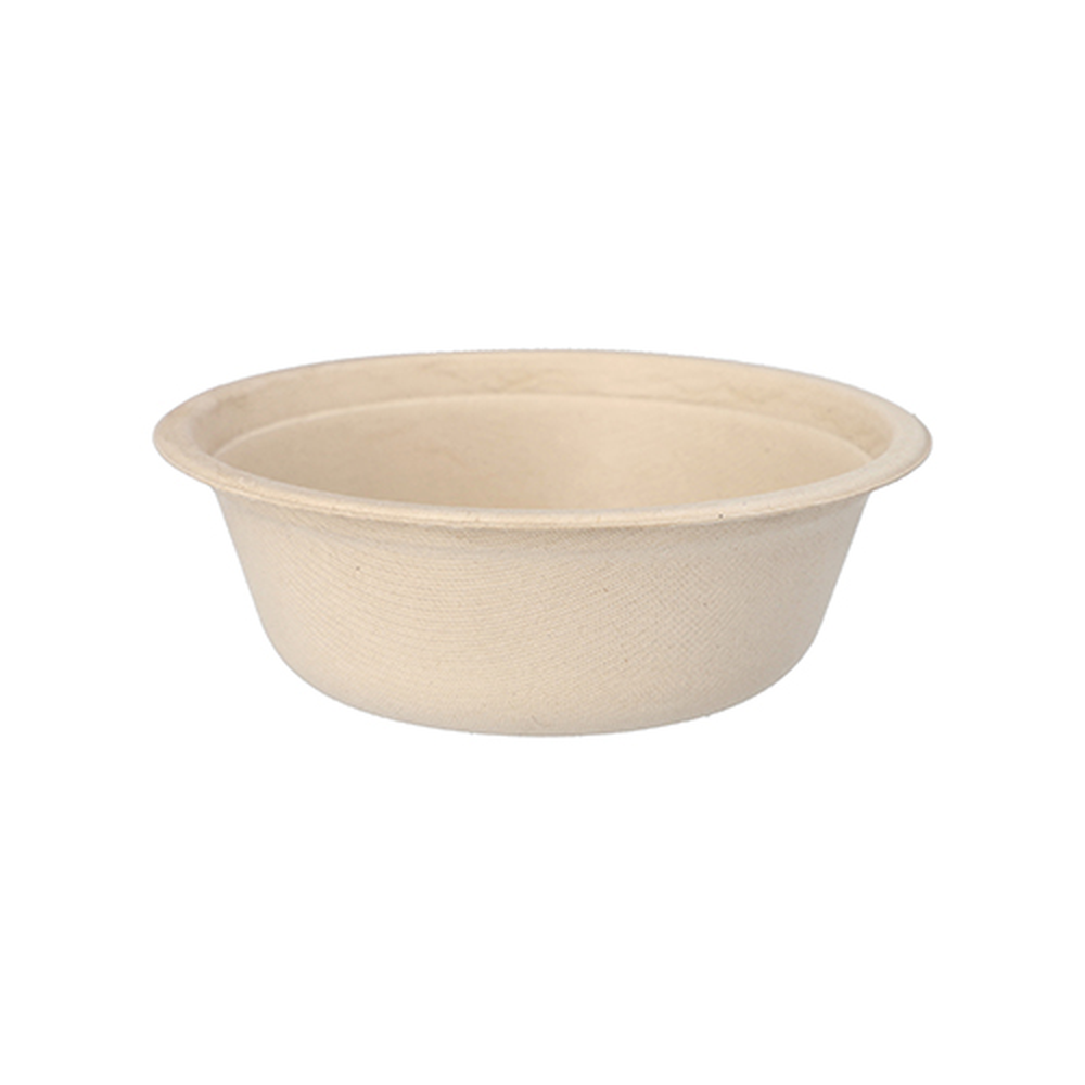 Papstar Schalen, Zuckerrohr "pure" 500 ml Ø 15,5 cm · 5,4 cm natur