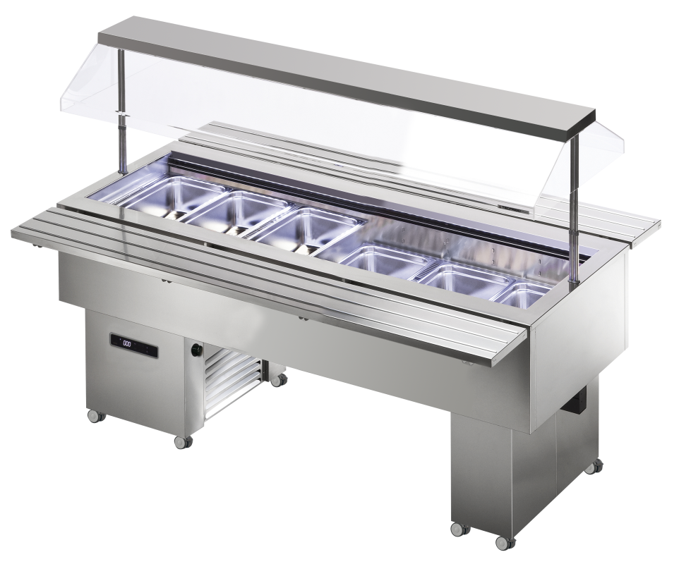 KBS Salatbar Isola 6M VT Inox