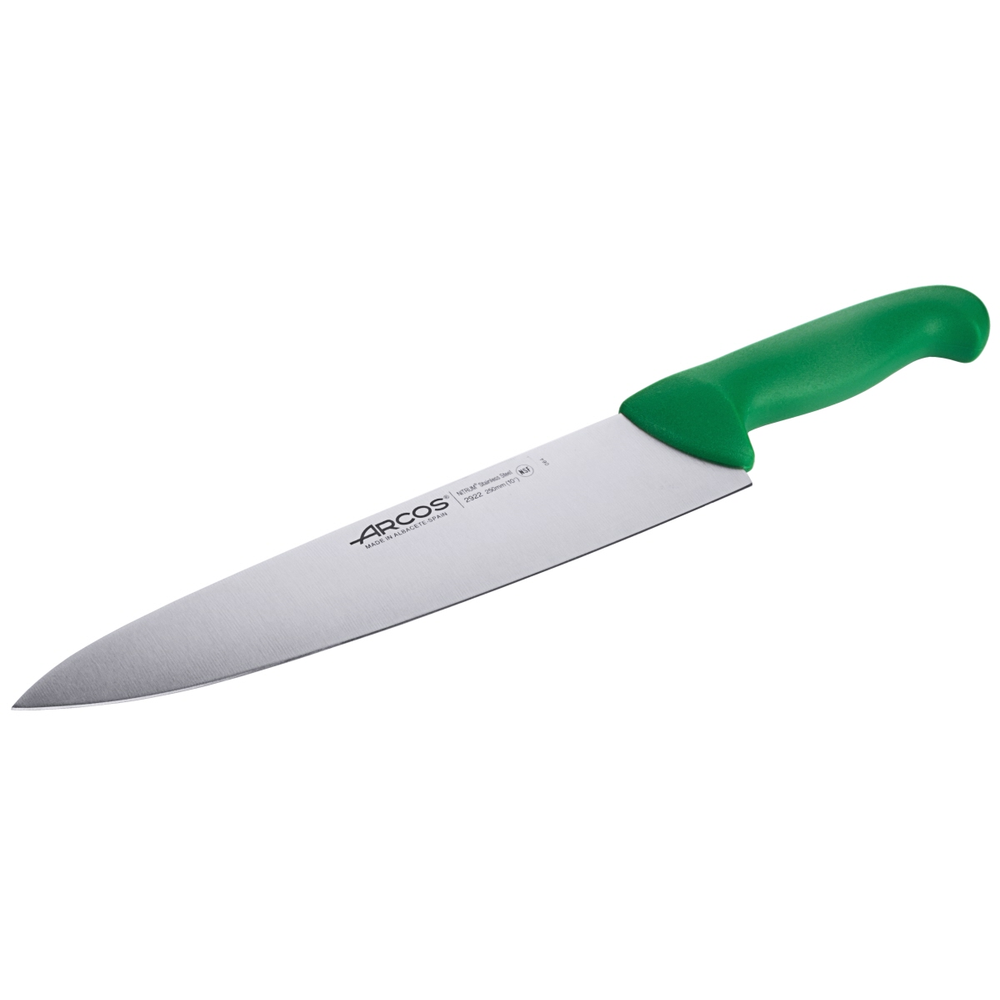 Contacto Kochmesser HACCP grün / 24 cm Klingenlänge: 24 cm, Klingenlänge: 9½ Zol