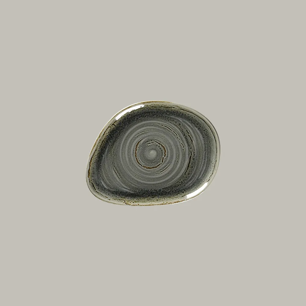 RAK Teller flach organisch - peridot Serie: Spot L 21.9 cm / W 16.5 cm / Ht. 1.