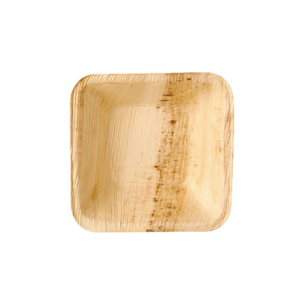 Papstar Schalen, Palmblatt "pure" eckig 100 ml 10 cm x 10 cm x 3 cm
