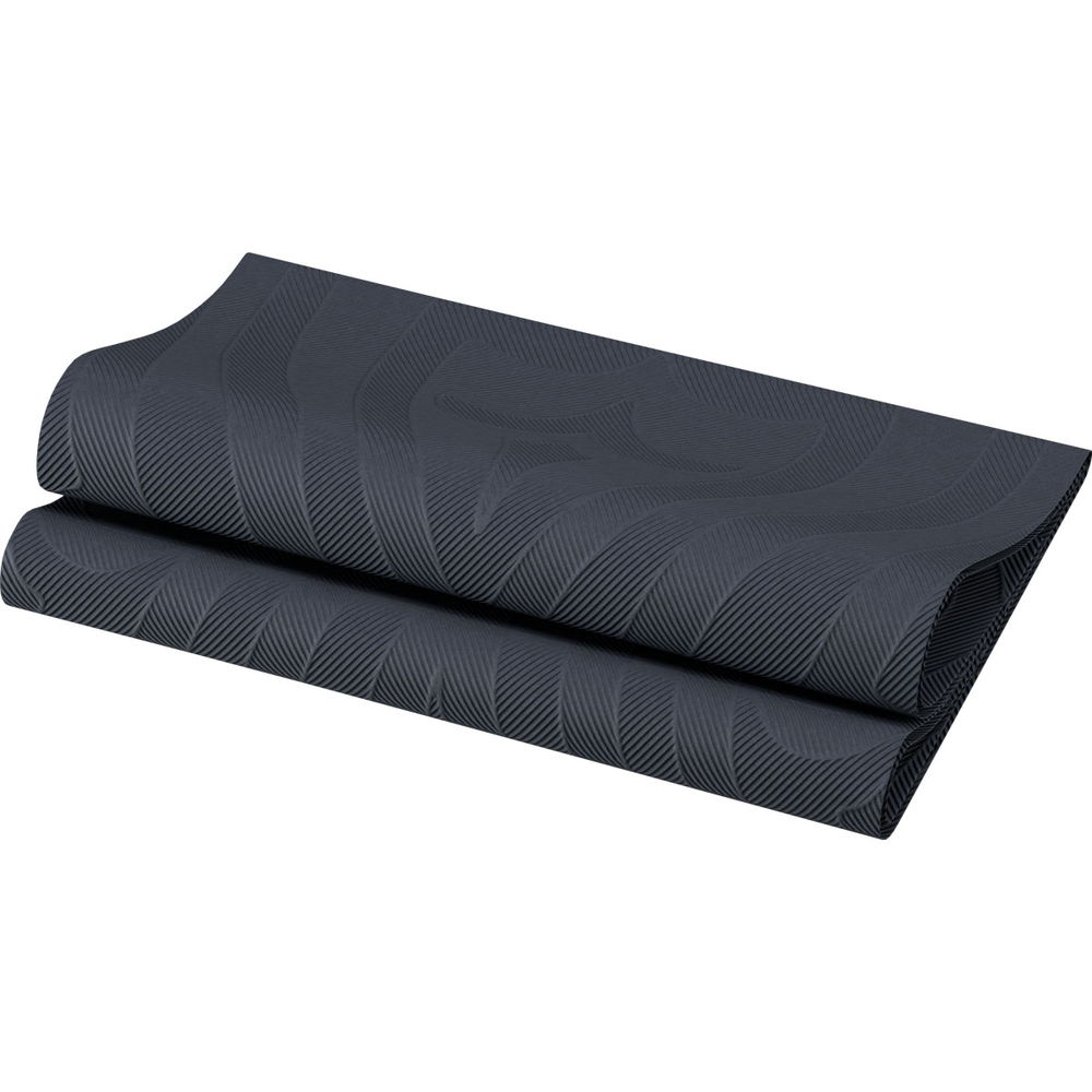 Duni Elegance-Servietten 40 x 40 cm 1/4 Falz Lily schwarz