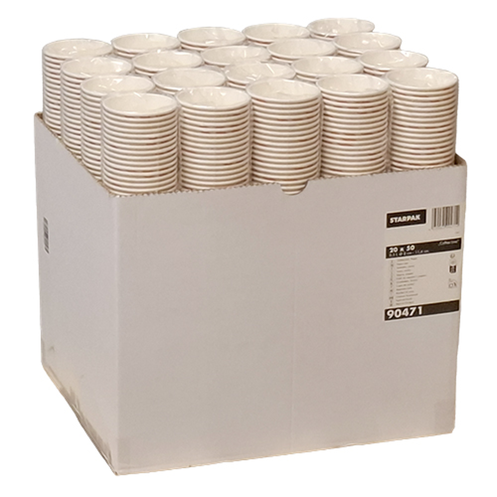 Papstar Trinkbecher, Pappe 0,3 l Ø 8 cm · 11,6 cm "Coffee Line"