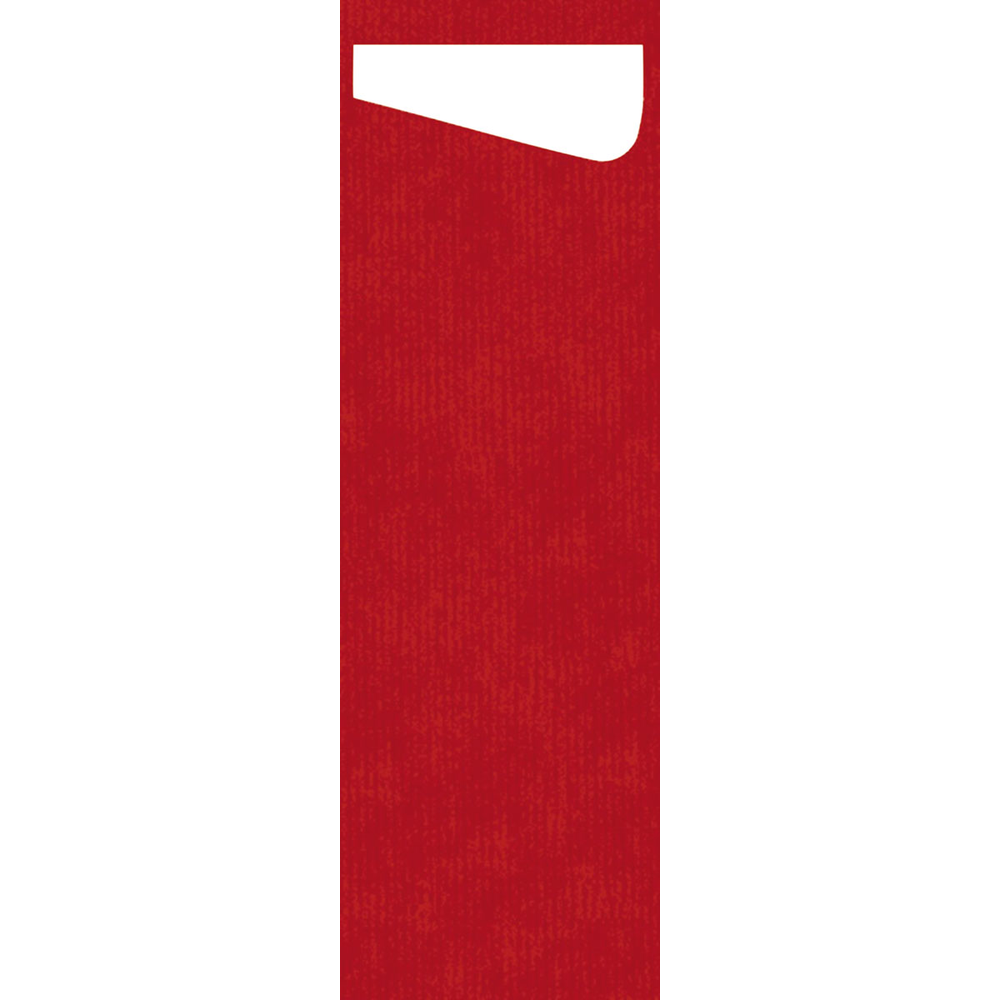 Duni Sacchetto Slim Dunisoft 230 x 70 mm rot/weiß