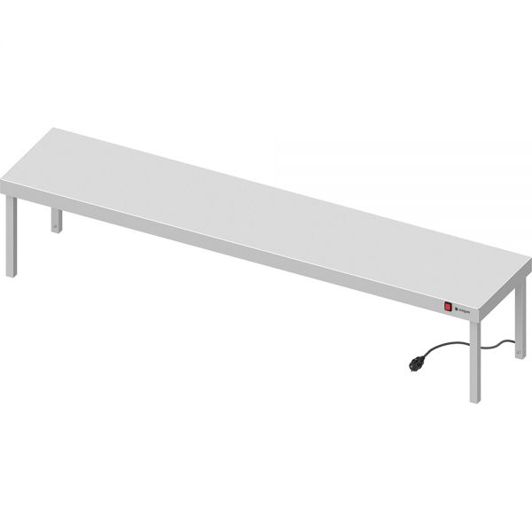 Stalgast Wärmebrücke 1-etagig 1800x400x400 mm mit Keramik-Infrarot-Strahlern