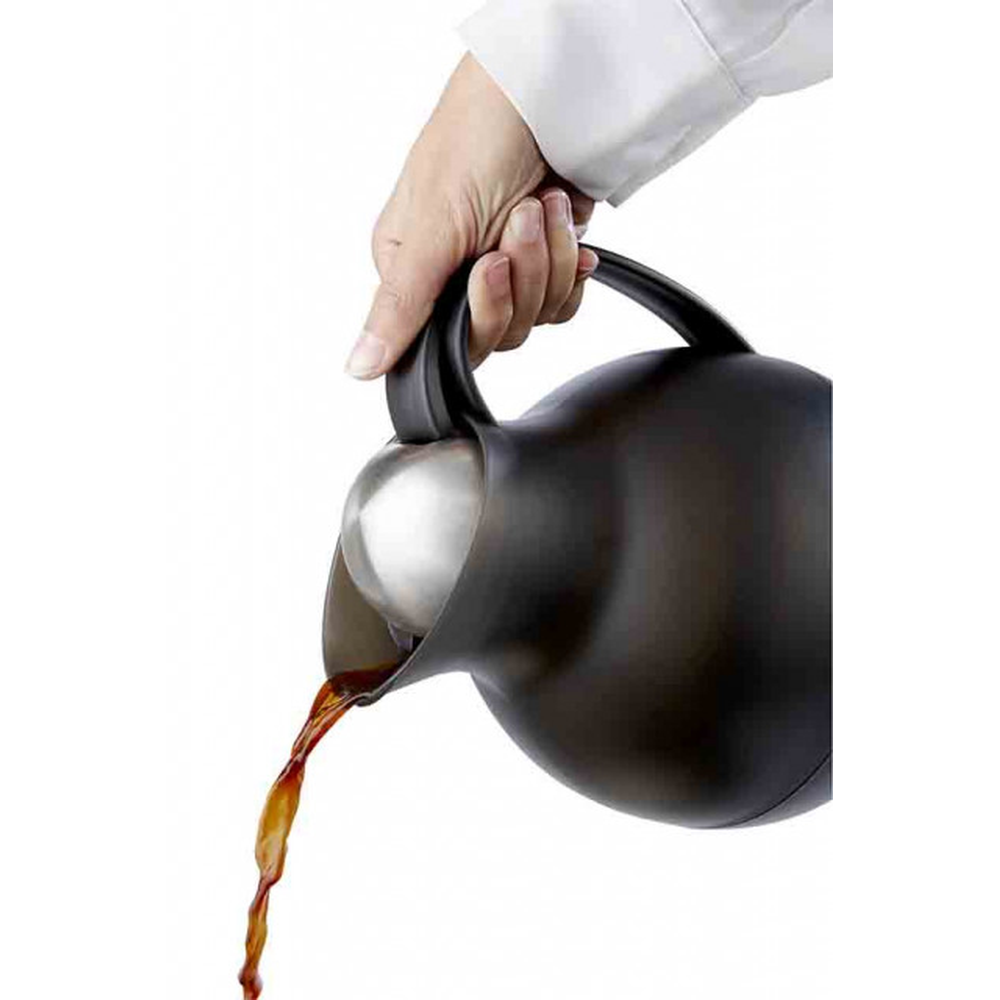 APS Isolierkanne -ECONOMY- Ø 16 cm, H: 20 cm, 1 Liter , Polypropylen, Glas, Edel