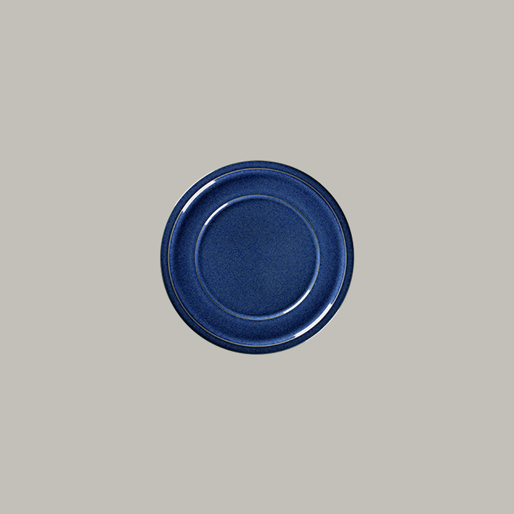 RAK Teller flach mit Rand - cobalt Serie: Ease Ø 20.2 cm / Ht. 2.1 cm