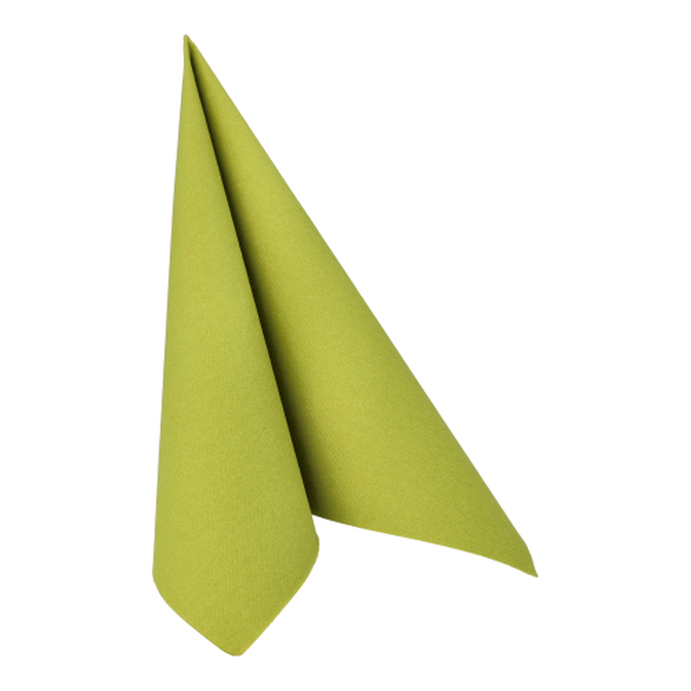 Papstar Servietten "ROYAL Collection" 1/4-Falz 40 cm x 40 cm olivgrün