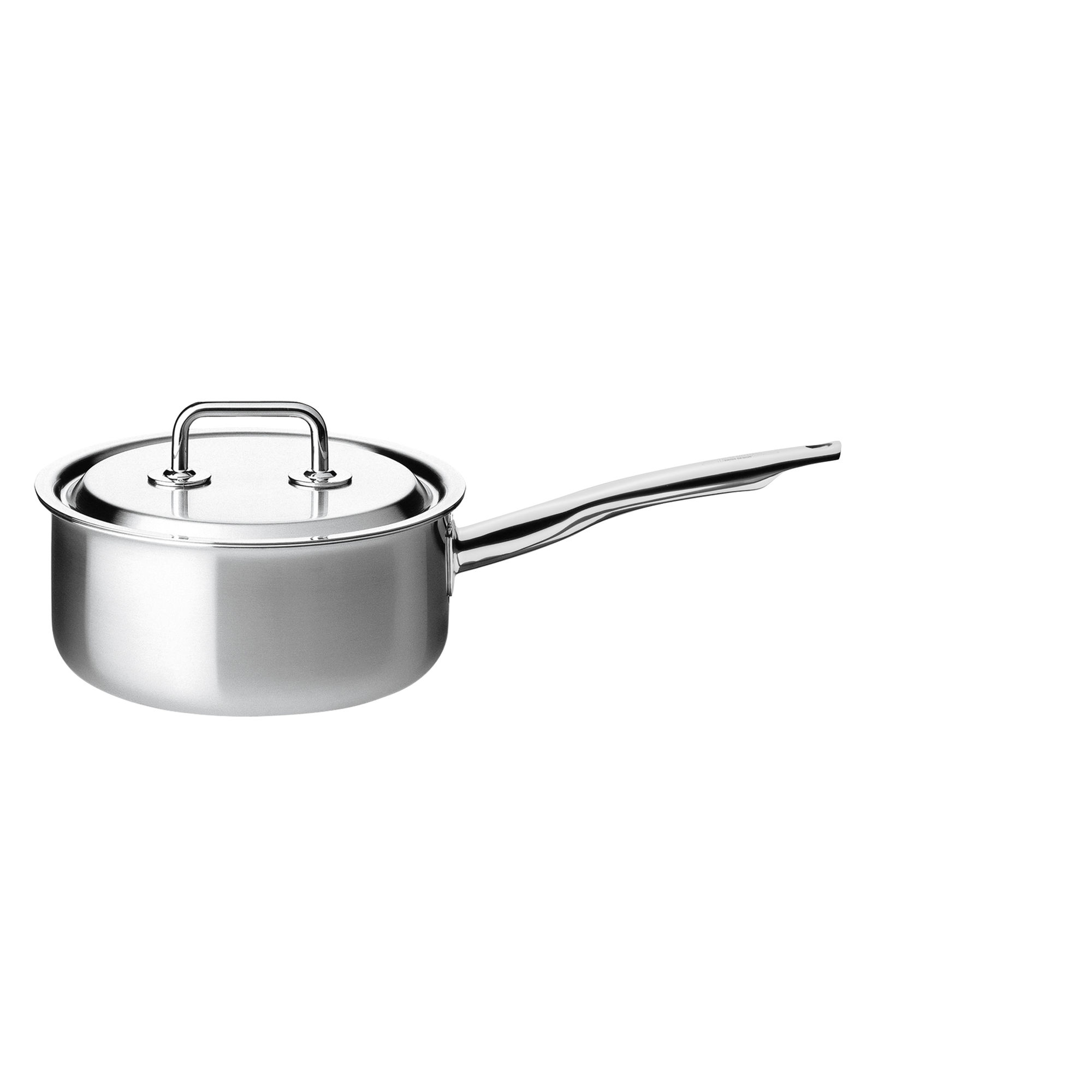 SPRING Stielkasserolle nieder mit Deckel 20 cm Serie BRIGADE PREMIUM