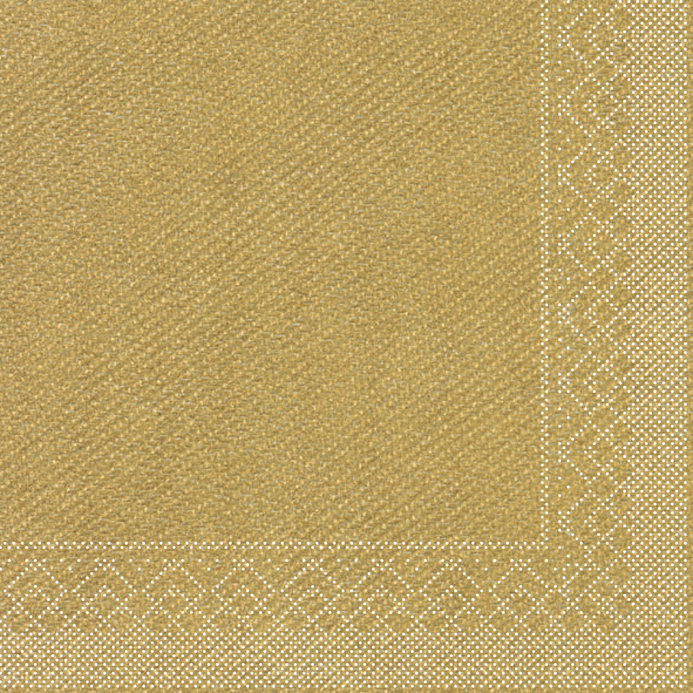Mank Serviette Basic gold 40 x 40 cm 1/4 Falz