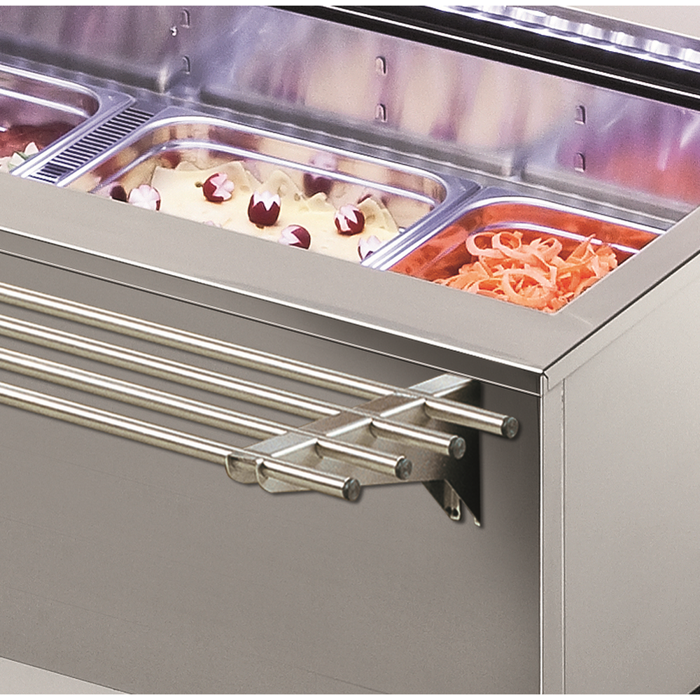 KBS Salatbar Isola 6M VT Tablettrutsche Rundrohr