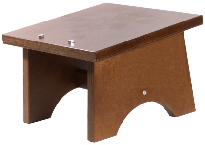 Contacto Fassbierbock, dunkel gebeizt 35 x 35 x 25 cm Massivholz