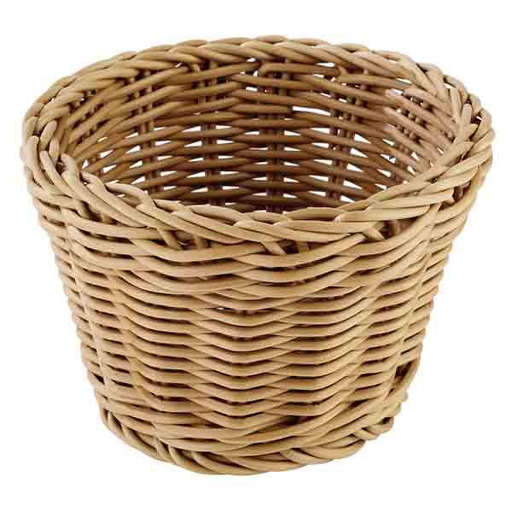 APS Korb, rund Ø 13 cm, H: 10 cm , Polypropylen, braun